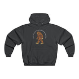 "Why Can't You Just Leave This Long-Haired Bigfooted Forest Dweller Alone" Men's NUBLEND® Hooded Sweatshirt