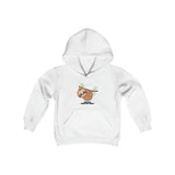 "Bestest Hang Out Buddy" Sloth Youth Heavy Blend Hooded Sweatshirt