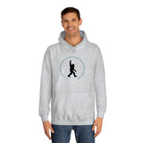 " If You Don't Like How I Am Living, You Can Just Leave This Long-Haired Forest Dweller Alone".. Bigfoot Adult Size Unisex College Style Hooded Sweatshirt