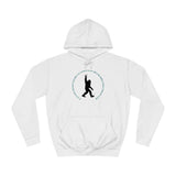 " If You Don't Like How I Am Living, You Can Just Leave This Long-Haired Forest Dweller Alone".. Bigfoot Adult Size Unisex College Style Hooded Sweatshirt
