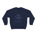 Rainbow Kitty Unconditional Love Unisex Heavy Blend™ Crewneck Sweatshirt