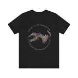"Beware Of The Jabberwock, The Jaws That Bite And The Claws That Catch" Dragon Unisex Jersey Short Sleeve T-shirt