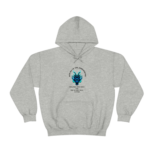 Beware Of The Jabberwock The Claws That Catch And The Jaws That Bite"Unisex Heavy Blend™ Hooded Sweatshirt
