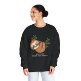 "Bestest Hangout Buddy" Adult Unisex NuBlend® Crewneck Sweatshirt