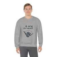 The Art Of Rocking Roll Unisex Heavy Blend™ Crewneck Sweatshirt