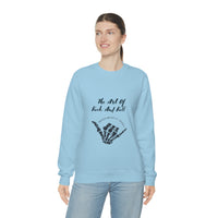 The Art Of Rocking Roll Unisex Heavy Blend™ Crewneck Sweatshirt