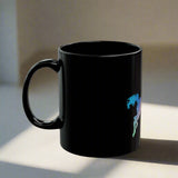 Sparkle Unicorn Black Mug (11oz, 15oz)