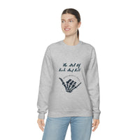 The Art Of Rocking Roll Unisex Heavy Blend™ Crewneck Sweatshirt