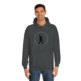 " If You Don't Like How I Am Living, You Can Just Leave This Long-Haired Forest Dweller Alone".. Bigfoot Adult Size Unisex College Style Hooded Sweatshirt