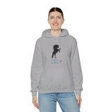 I Love Unicorns Way More Than People Unisex Heavy Blend™ Hooded Sweatshirt