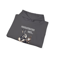 "Procrastinators Unite... Tomorrow" Rabbit Unisex Heavy Blend™ Hooded Sweatshirt
