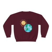 "The Best Mama "Dude" On The Planet"  NuBlend® Fleece Crewneck Sweatshirt