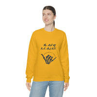 The Art Of Rocking Roll Unisex Heavy Blend™ Crewneck Sweatshirt