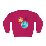 "The Best Mama "Dude" On The Planet"  NuBlend® Fleece Crewneck Sweatshirt