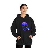 "So Long And Thankx For All The Fish" Dolphin Adult Unisex Heavy Blend™ Hooded Sweatshirt