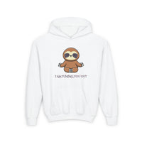"I Am Tuning You Out" Youth Heavy Blend Hooded Sweatshirt