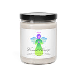 "Warmest Blessings, May The Treasures Of The Present Become Golden Memories Of Tomorrow" Angel Scented Soy Candle, 9oz