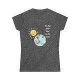 "The Best Mama "Dude" On The Planet" Women's Soft Style Tee