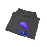 "So Long And Thankx For All The Fish" Dolphin Adult Unisex Heavy Blend™ Hooded Sweatshirt