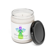 "Warmest Blessings, May The Treasures Of The Present Become Golden Memories Of Tomorrow" Angel Scented Soy Candle, 9oz