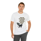 "I Never Knew How Golden Silence Could Be ...Flying Monkey TM Adult Size Unisex Jersey Short Sleeve Tee