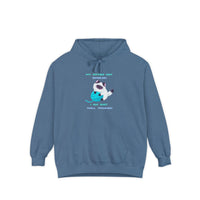 " My Kitties Not Spoiled I Am Just Well Trained" Unisex Garment-Dyed Hoodie