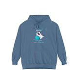 " My Kitties Not Spoiled I Am Just Well Trained" Unisex Garment-Dyed Hoodie