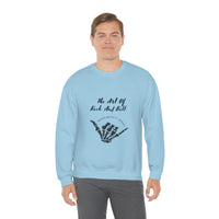 The Art Of Rocking Roll Unisex Heavy Blend™ Crewneck Sweatshirt