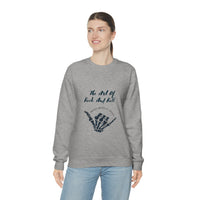 The Art Of Rocking Roll Unisex Heavy Blend™ Crewneck Sweatshirt