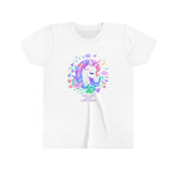 "This Girl Loves Unicorns" Youth Short Sleeve Tee