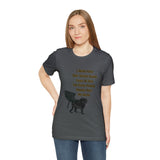 "I Never Knew How Golden Silence Could Be ...Flying Monkey TM Adult Size Unisex Jersey Short Sleeve Tee