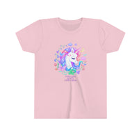 "This Girl Loves Unicorns" Youth Short Sleeve Tee