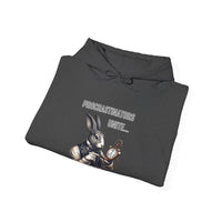 "Procrastinators Unite... Tomorrow" Rabbit Unisex Heavy Blend™ Hooded Sweatshirt