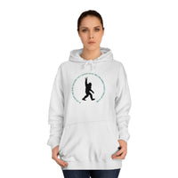 " If You Don't Like How I Am Living, You Can Just Leave This Long-Haired Forest Dweller Alone".. Bigfoot Adult Size Unisex College Style Hooded Sweatshirt