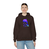 "So Long And Thankx For All The Fish" Dolphin Adult Unisex Heavy Blend™ Hooded Sweatshirt