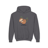 "Bestest Hang Out Buddy" Sloth Youth Heavy Blend Hooded Sweatshirt