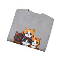 " Life Is Better With Paws And Whiskers" T-shirt