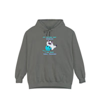 " My Kitties Not Spoiled I Am Just Well Trained" Unisex Garment-Dyed Hoodie