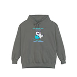 " My Kitties Not Spoiled I Am Just Well Trained" Unisex Garment-Dyed Hoodie