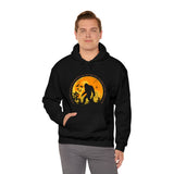 "If You Don't Like How I Am Living You Can Just Leave This Long-Haired Forest Dweller Alone" Bigfoot Unisex Heavy Blend™ Hooded Sweatshirt