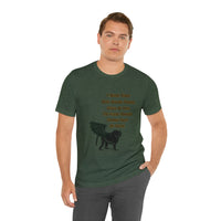 "I Never Knew How Golden Silence Could Be ...Flying Monkey TM Adult Size Unisex Jersey Short Sleeve Tee