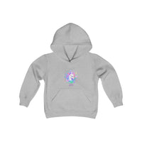 This Girls Loves Unicorns Youth Heavy Blend Hooded Sweatshirt