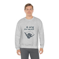 The Art Of Rocking Roll Unisex Heavy Blend™ Crewneck Sweatshirt