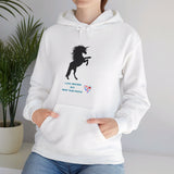 I Love Unicorns Way More Than People Unisex Heavy Blend™ Hooded Sweatshirt