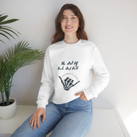 The Art Of Rocking Roll Unisex Heavy Blend™ Crewneck Sweatshirt