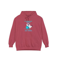 " My Kitties Not Spoiled I Am Just Well Trained" Unisex Garment-Dyed Hoodie