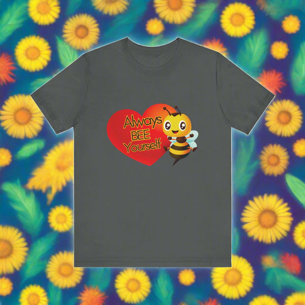 Asphalt T-shirt Flower Image 
