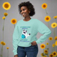 Adorable Kitty Lightweight Sweatshirt "My Kitty's Not Spoiled, I’m Just Well Trained"