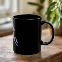Sparkle Unicorn Black Mug (11oz, 15oz)