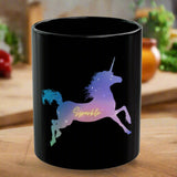 Sparkle Unicorn Black Mug (11oz, 15oz)